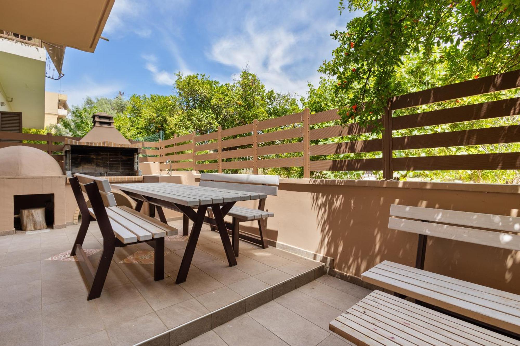 Casa Veranda - 3 Bedroom House With Bbq & Backyard * Chrissi Akti Chania